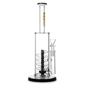 12" Flared Water Pipe with Coiled Shower Head Perc