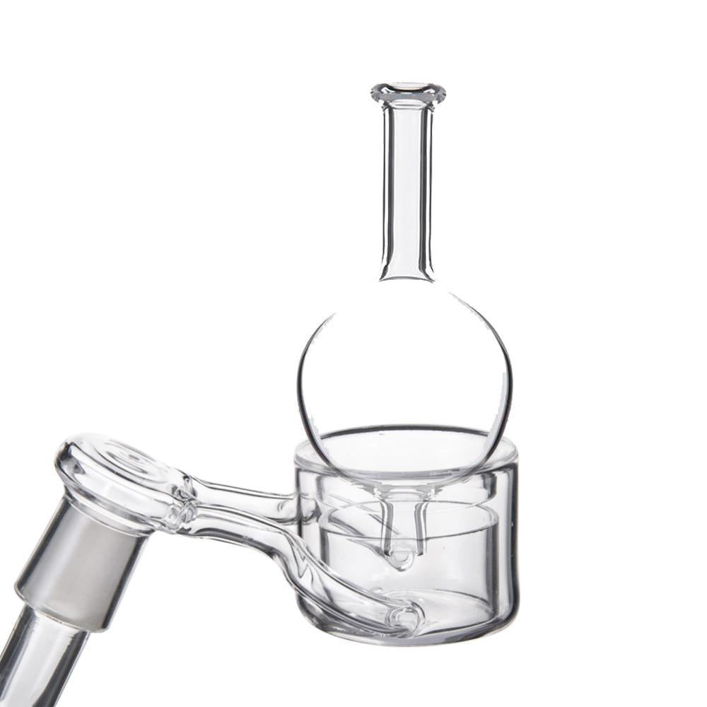 50mm XXL Thermal Quartz Banger and Carb Cap Set 45 degree joint