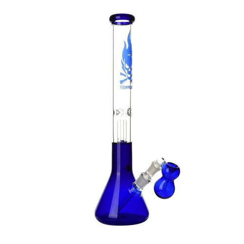 'Flaming Skull' Percolator Bong Dome Perc