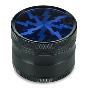 4 Part 2.5" Aluminium Thunderbolt Shred Grinder with Sifter