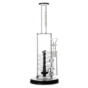 12" Flared Water Pipe with Coiled Shower Head Perc