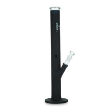 Load image into Gallery viewer, Black Leaf Glass Bong Ice LED-Light neon
