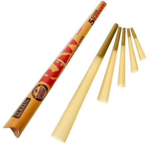 5 Stage Rawket Rolling Paper Cones