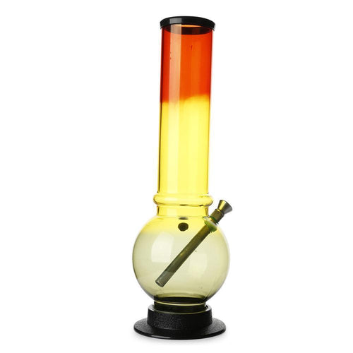 Acrylic Bubble Bong Rasta Colours