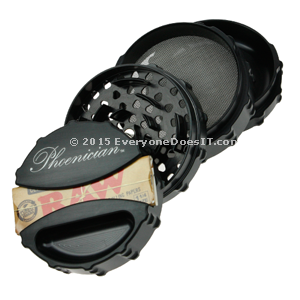 4-Piece Herb Grinder Sifter 78mm